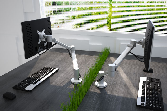 Monitorarm desk