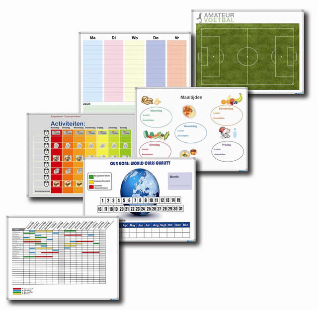 eigen ontwerp whiteboards