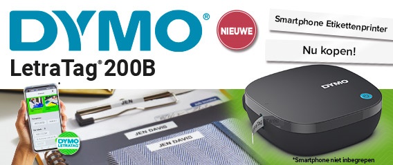 Nieuw: DYMO LetraTag 200B Bluetooth Etikettenprinter