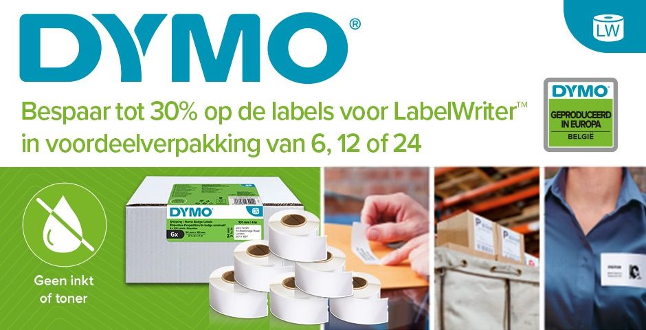 Bespaar op uw labels voor de Dymo LabelWriter