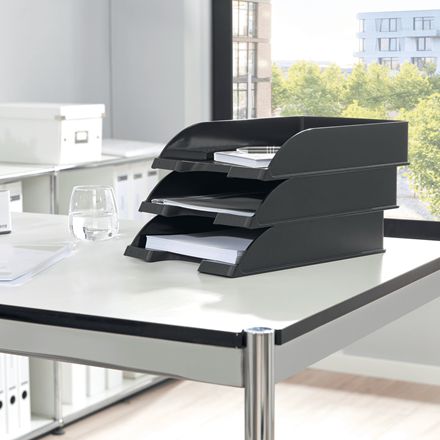 Brievenbak Leitz Plus Slim A4 transparant Brievenbak Leitz Plus Slim A4 transparant
