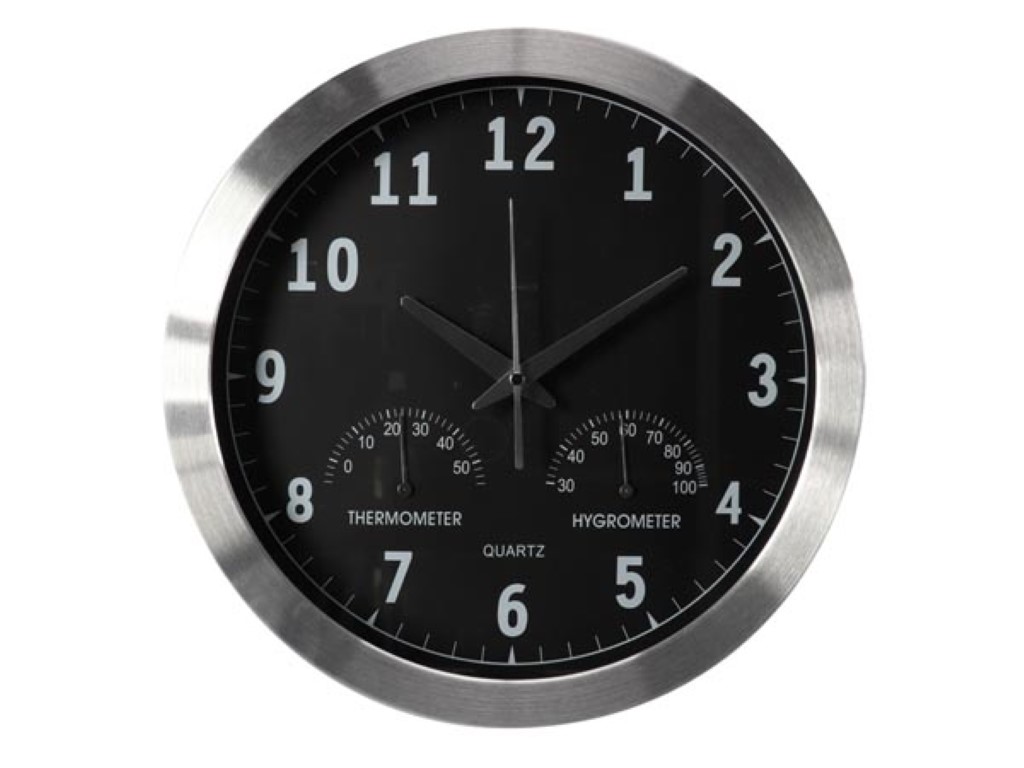 Vind klok thermometer hygrometer op - maart 2026